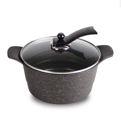 DameCo Soup Pot Casserole Maifan Stone Nonstick Cooker 24cm Binaural Cooker Cooker Pan Nonstick Metal Utensil Saucepan with Lid Safe Frying Pan Frying Pan interesting