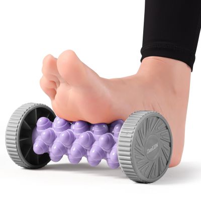 ZanLLW Foot Roller for Plantar Fasciitis Relief, Manual Deep Tissue Foot Massager for Circulation and Pain Relief, Reflexology Trigger Point Therapy Feet Massage Roller Tool for Arch or Heel Recovery