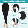 Evolyline Medical Compression Pantyhose for Women & Men 20-30mmHg, Footless Graduated Support Tights Compression Pantyhose Opaque, Compression Socks Stockings for Varicose Veins Edema Flight Nursing view 2