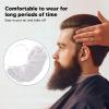 Disposable Nylon Beard Cover 100pcs, Lightweight Breathable, Latex, for Restaurants, Food Production (White) view 4