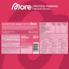 MORE High Protein Pudding Powder, Neutral, 600 g, 20 Servings, creamy pudding with less fat, calories and sugar  made in Germany view 4