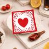 200PCS Valentine's Day Napkins Disposable Paper Napkins, 2-Ply Heart Guest Napkins Hand Napkins for Bathroom Wedding Decorations Dinner Supplies Tableware Decor 6.4X6.4inch view 3