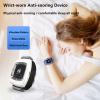 Eljeczt Anti-snore Wristband Infrared Smart Watch for Reduce Snoring Anti Snoring Watch Bracelet for Easy Breathing Smart Anti Snore Device,White view 3