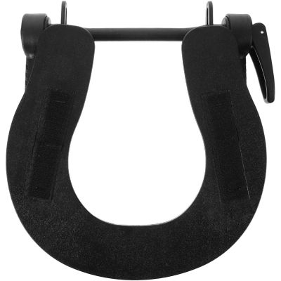 Healeved Black Plastic Headrest Face Support Cradle for Spa and Beauty Beds