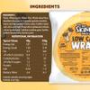 Skinny Food Co Low Carb Wraps 6 x 40g - High Protein Wraps (9g per Wrap) and 4g of Carbohydrates Per Wrap - High Fibre & Vegan Low Carb Tortilla Wraps - Low Calorie Wraps For Lunch, Breakfast, Dinner view 2