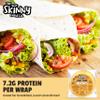 Skinny Food Co Low Carb Wraps 6 x 40g - High Protein Wraps (9g per Wrap) and 4g of Carbohydrates Per Wrap - High Fibre & Vegan Low Carb Tortilla Wraps - Low Calorie Wraps For Lunch, Breakfast, Dinner view 4