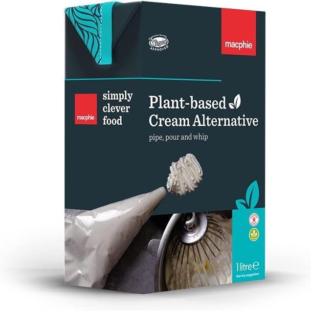 Macphie Plant Based Vegan Cream 1ltr (Pack of 12)