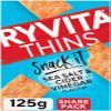 Ryvita Thins Snack It Sea Salt & Cider Vinegar Flvour 125g Pack of 6 view 3