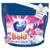 Bold Platinum PODS Washing Liquid Laundry Detergent Capsules 55 Washes, Frosted Rose Wonderland, Mrs Hinch's Winter Edition, With Built-In Softener