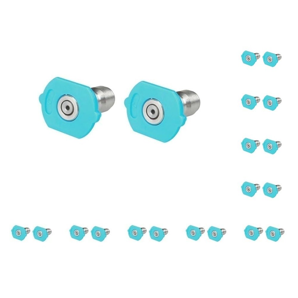10 Set Lots 2 1/4 in 2.5 GPM Soap & Rinse 2 Pieces Rinse Mode Blue Nozzles, Rinse 2 Pieces