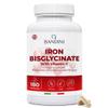 Bandini Iron Capsules High Strength | 80mg Vegan Iron Bisglycinate with Natural Vitamin C | 6+ Month Supply, 180 Capsules | Tiredness, Fatigue, Blood, Immunity | High Absorption Supplement view 1