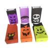Amosfun 6 pcs Halloween Candy Bags Kraft Paper Tote Bags for Party Favors Chocolates Biscuits Mixed Styles Portable view 2