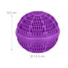 Relaxdays Laundry, Set of 4, Machine, without Detergent, Eco-friendly, Washing Ball, Purple, Ceramics, 9.5 x 10.5 x 10.5 cm view 4