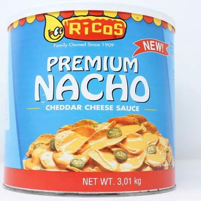 Ricos Premium Nacho Cheddar Cheese Sauce Tin - 3kg