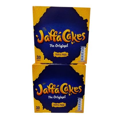 McVitie's Jaffa Cakes Triple Pack - 60 Cake The Original Orange-Flavored Snack