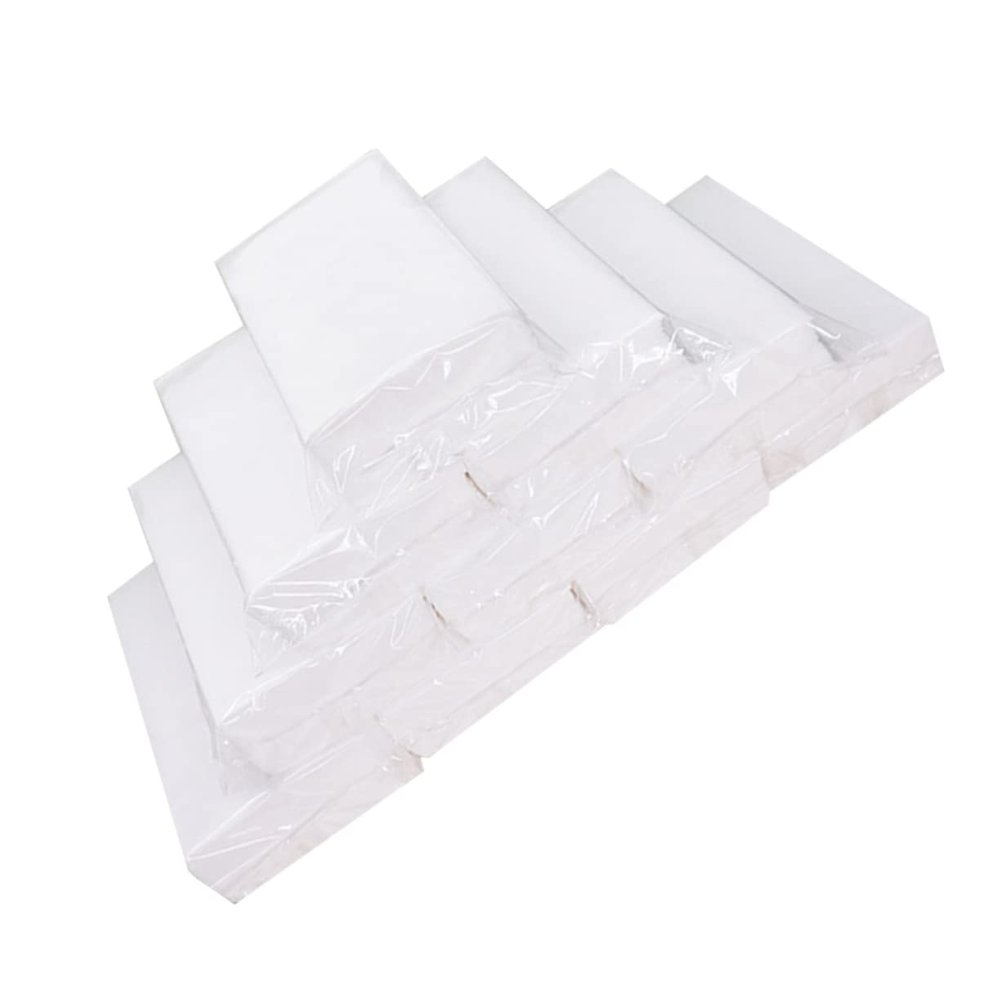 LALAFINA 10packs Paper Napkin Bulk White Napkins Tissue for Home Wedding Party Clean Extraction Per Pack