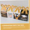 CHILDWEET 12pcs Graduation Party Sweets Box Thickened Paper Candy Holder for Gifts Decor view 4