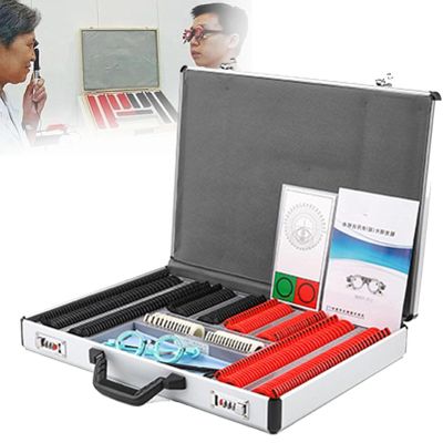 Cashwise 266pcs Professional Optometry Eye Equipment, Optical Trial Lens Frame, Ophthalmic Instrument Optical Trial Lens Set, Optometry Equipment Optician Tools