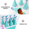 SOLUSTRE 40Pcs Paper Candy Box Mermaid Shape Pointed Cone Candy Case for Party Wedding Decorations and Storage view 2