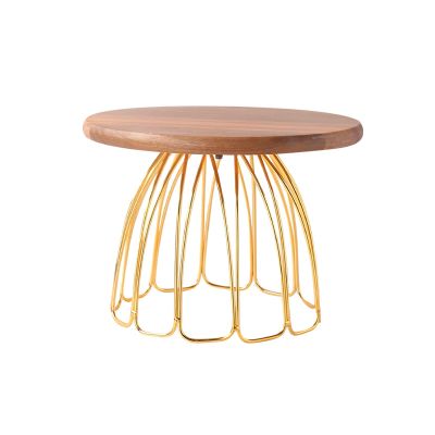 Cake Stand Ceramic High Cake Plate Dessert Tray Dessert Table Display Shelf Pastry Paper Cup Outdoor Wedding Cake Plate Dessert Stand (Color : B, Size : L)