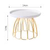 Cake Stand Ceramic High Cake Plate Dessert Tray Dessert Table Display Shelf Pastry Paper Cup Outdoor Wedding Cake Plate Dessert Stand (Color : B, Size : L) view 2