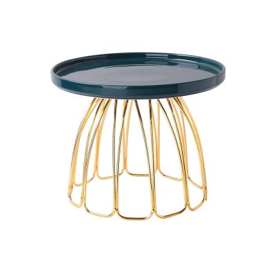 Cake Stand Ceramic High Cake Plate Dessert Tray Dessert Table Display Shelf Pastry Paper Cup Outdoor Wedding Cake Plate Dessert Stand (Color : C, Size : L)