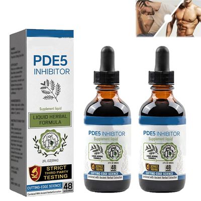 Malebiotix Pde5 Inhibitor Supplement Drops,Enhanced Secret Drops,Secret Happy Drops,Secret Happy Drops for Strong Men (2pcs)