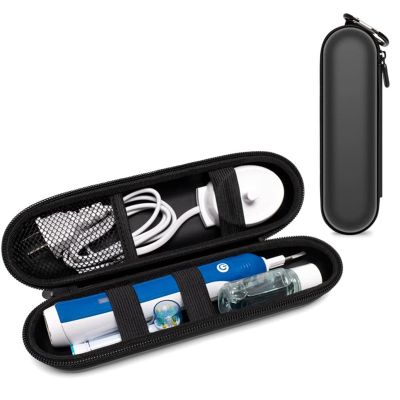 BODYA Electric Toothbrush and Charger Travel Case, Toothbrush Travel Containers Portable Toothbrush Holder for Most Electric Toothbrushes, Black