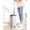 Beldray Deep Clean Flat Mop & Bucket Set, Dual Compartment Self-Wringing Dirt Scraper 5.5L Bucket, Washable/Reusable Microfibre Head, Wood/Vinyl/Tile Hard Floor Cleaning view 4