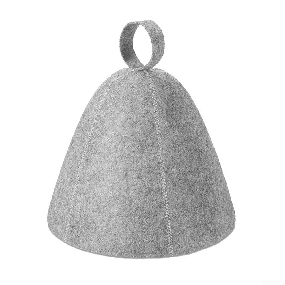 Felt Sauna Hat, Anti Heat Cap Sauna Hat, Protection Soft Solid Hat Felt Wool Cap, Steam Room Bath Wool Sauna Hat for Women and Men