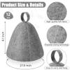 Felt Sauna Hat, Anti Heat Cap Sauna Hat, Protection Soft Solid Hat Felt Wool Cap, Steam Room Bath Wool Sauna Hat for Women and Men view 3