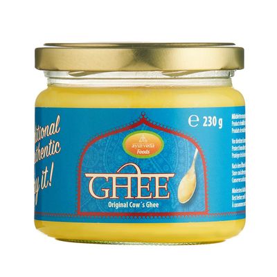 Ayurveda Foods - Premium Traditional & Authentic Ghee 230 g, Very Long Shelf Life, Cooking Grease