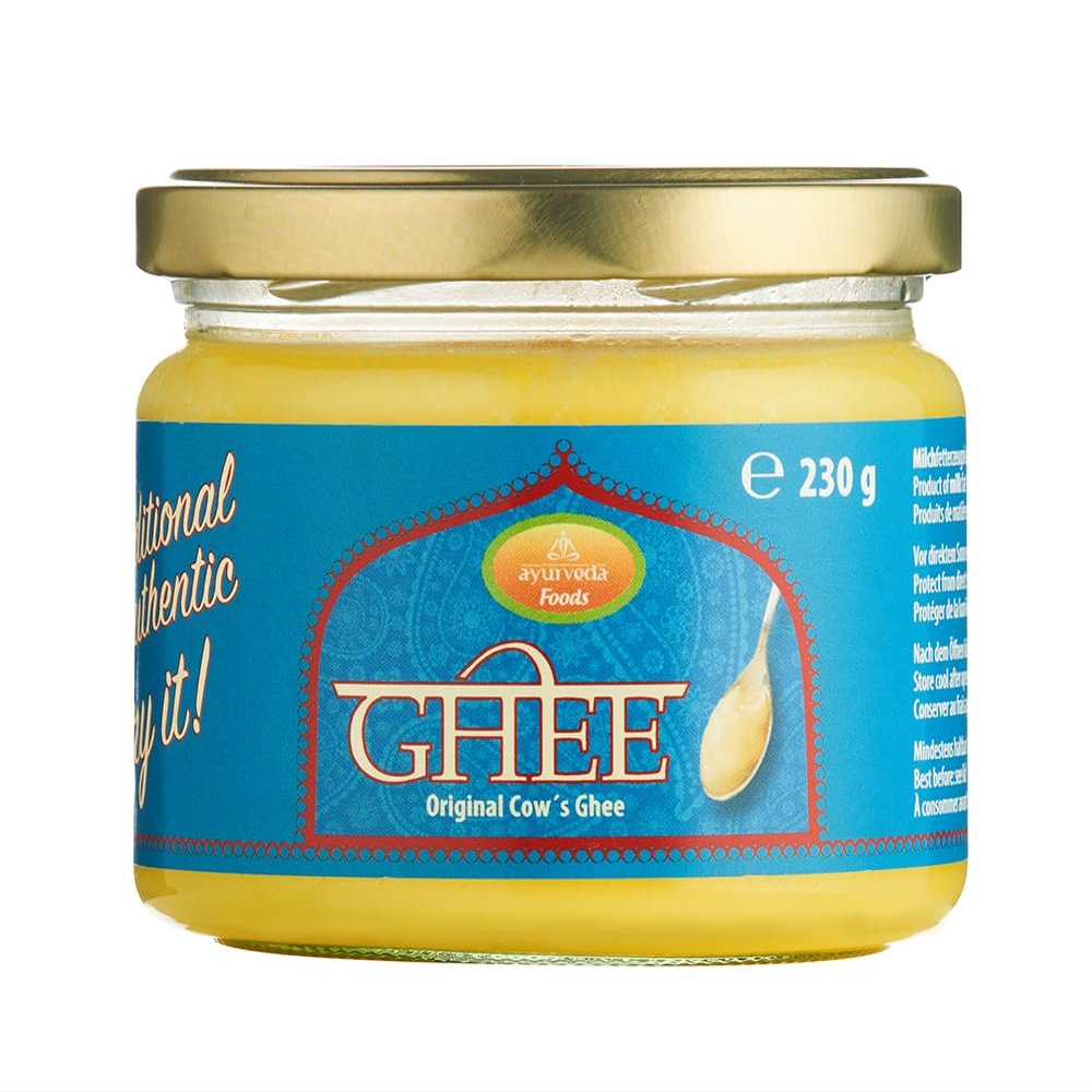 Ayurveda Foods - Premium Traditional & Authentic Ghee 230 g, Very Long Shelf Life, Cooking Grease