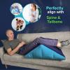 Leg Elevation Pillow by Recovery Wedge, Inflatable Wedge Pillow for Sleeping and Post-Surgical, Improve Circulation and Reduce Swelling, Speed Injury Recovery. (Medium Triangle) view 2
