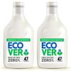 Ecover Zero Fabric Softener for Sensitive Skin, Baby Fabric Conditioner, Dermatologically Tested, 2 x 47 Washes, 2 x 1.43L view 1