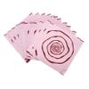 100pcs Corrugated Packing Tin Foil Aluminium Foil Paper Broiling Pan for Oven Food Wrapping Wedding Wrapping Paper Pink Aluminum Foil for Food Packing Machine Chocolate view 1