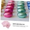 100pcs Corrugated Packing Tin Foil Aluminium Foil Paper Broiling Pan for Oven Food Wrapping Wedding Wrapping Paper Pink Aluminum Foil for Food Packing Machine Chocolate view 3