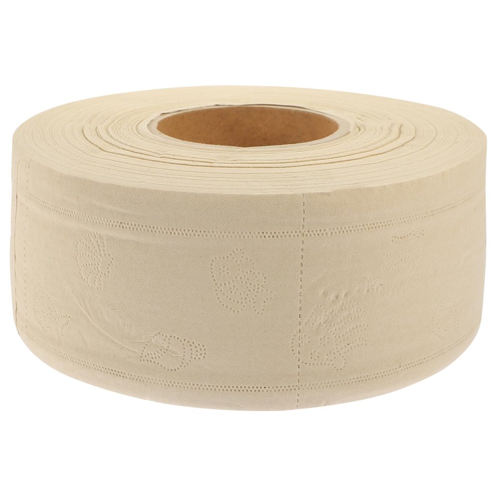 SOLUSTRE Large Roll Paper Toilet Paper for Home Bulk Mega Natural Material for Household Use in Kitchen and Bathroom