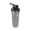 Takeya Protein Shaker - BPA-Free Plastic Bottle with Leakproof Spout Lid - Easy Carry for Gym & More - Dishwasher-Safe & Reusable - 24 oz, Stormy Black view 2