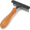 ANKROYU Carpet Rake, Carpet Comb Carpet Fluff Corrector Handheld Carpet Rake Cleaning Comb Stainless Steel Hair Comb for Shag Carpet view 1