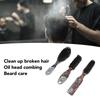 2 in 1 Beard Comb Brush, Gentle and Effective, Reinforced Bristles, Ergonomic Handle, Compact and Lightweight for Time-saving Grooming with Portable Design view 4