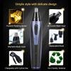 Gavigain Men Nose Trimmer Automatic Rechargable Ear Nose Beard Eyebrows Hair Removal Trimmer Electric Face Shaver Set view 3