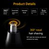 Gavigain Men Nose Trimmer Automatic Rechargable Ear Nose Beard Eyebrows Hair Removal Trimmer Electric Face Shaver Set view 4