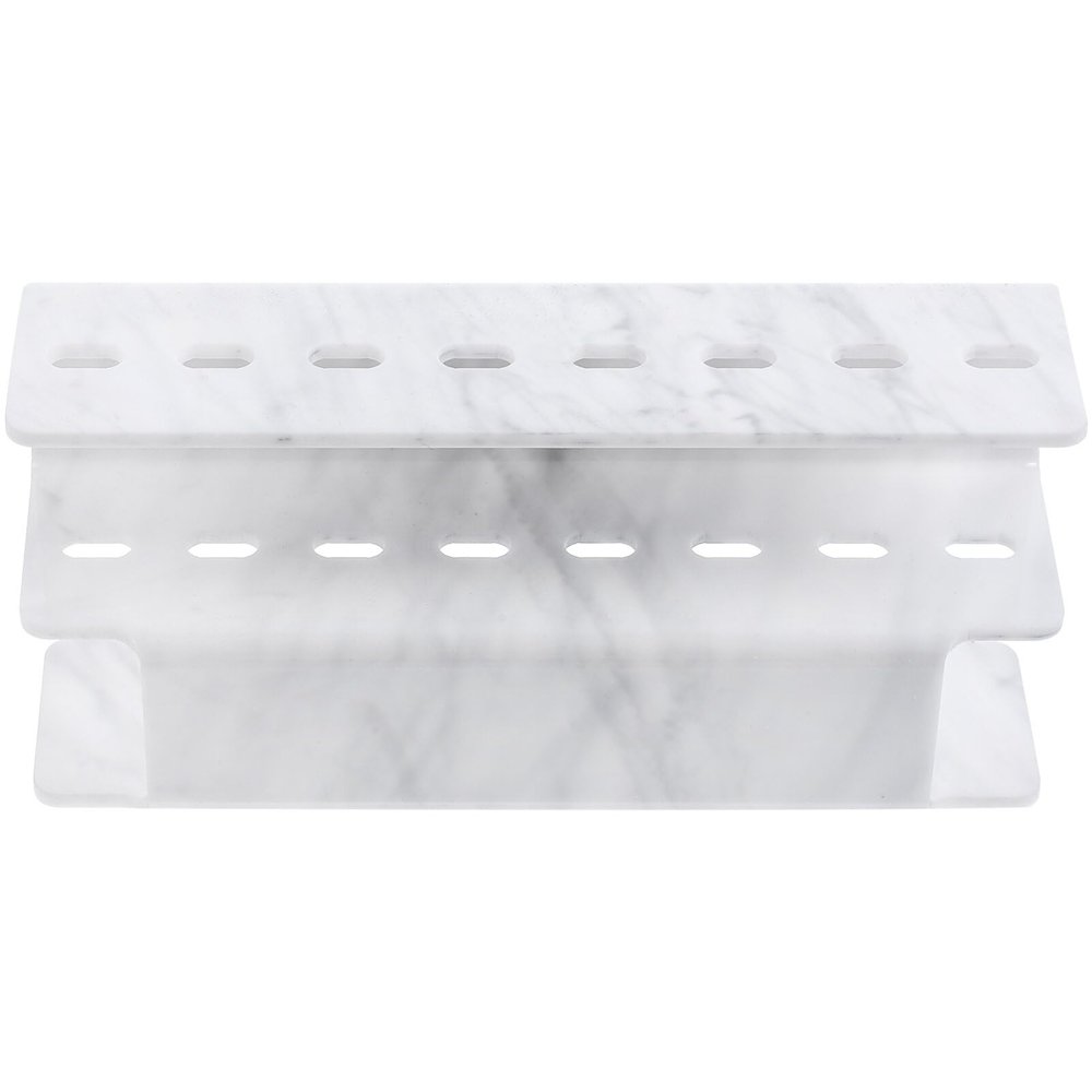 Cabilock Acrylic Tweezers Holder Lash Extension Supplies Tweezer Holder Stand Lash Extension Supply Stand Makeup Brush Holder Tweezers Storage Holder 8 Holes, White