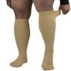 JOHNDA Plus Size Compression Sock for Men and Women Wide Calf Graduated Compression Stockings for Support Flight Travel Running Pregnancy Sports Edema Nurses Athletic 20-30 mmHg 1Pair view 1