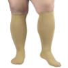 JOHNDA Plus Size Compression Sock for Men and Women Wide Calf Graduated Compression Stockings for Support Flight Travel Running Pregnancy Sports Edema Nurses Athletic 20-30 mmHg 1Pair view 2