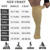 JOHNDA Plus Size Compression Sock for Men and Women Wide Calf Graduated Compression Stockings for Support Flight Travel Running Pregnancy Sports Edema Nurses Athletic 20-30 mmHg 1Pair view 4