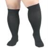 JOHNDA Plus Size Compression Sock for Men and Women Wide Calf Graduated Compression Stockings for Support Flight Travel Running Pregnancy Sports Edema Nurses Athletic 20-30 mmHg 1Pair view 1