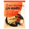 All groo Ready Meals Sides | Korean Dumpling for Stem | Fully Cooked Quick and Easy Meal Ideas | Authentic Korean Flavor Frozen Food | Halal Certified (Hot Spicy for Fry Mandu, 2 Pack) view 1