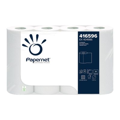 Kitchen Towel Roll Pure Cellolouse, 32 Rolls
